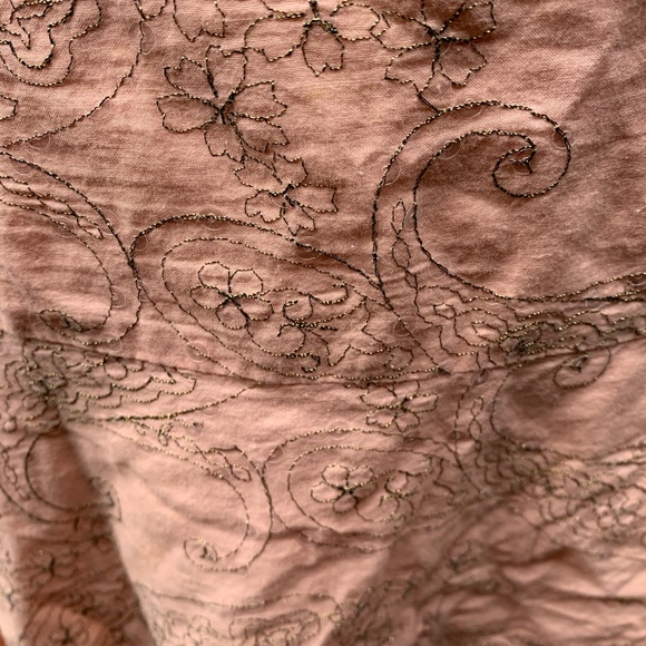 Ladies size Medium skirt light coral and sequins - Picture 3 of 3